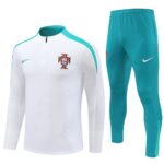 Mens Portugal 2024/25 Half-Zip Sweater+Pant 14001