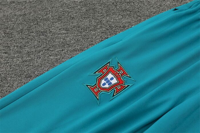 Mens Portugal 2024/25 Half-Zip Sweater+Pant 14001 - Image 3