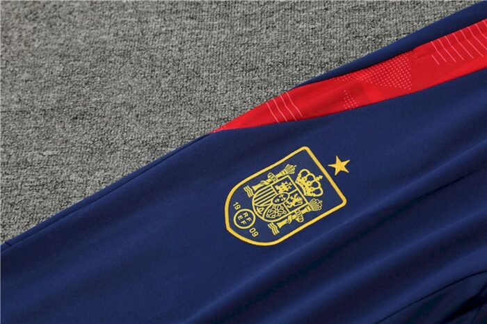 Mens Spain 2024/25 Half-Zip Sweater+Pant 14001 - Image 3