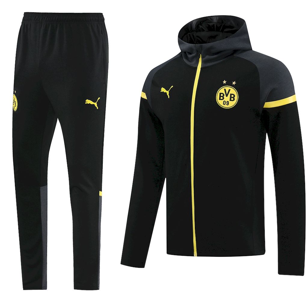 Mens Borussia Dortmund 2024/25 Casual Hoodie+Pant HL - Image 1