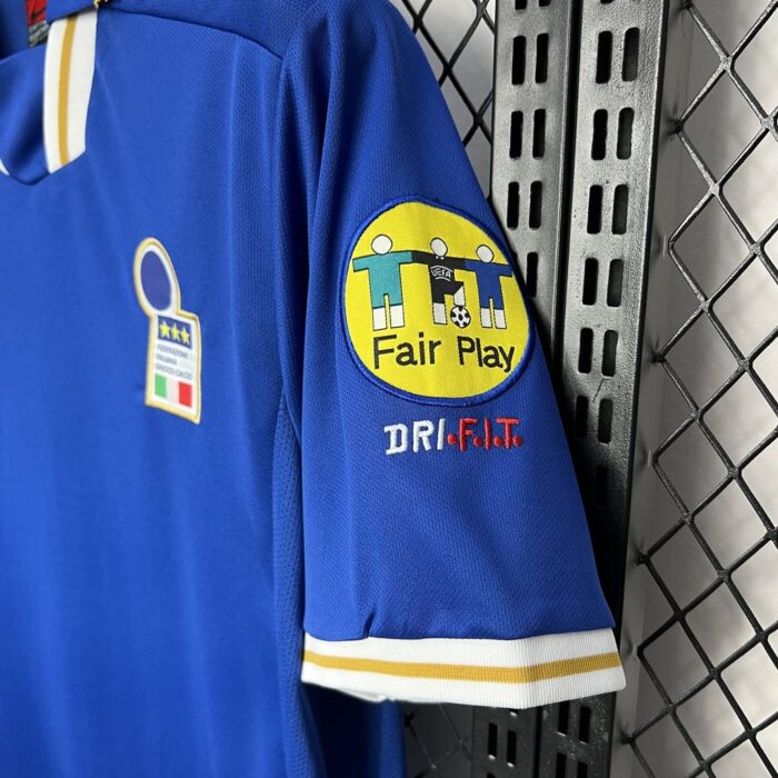 Retro Italy 1996 Home Jersey - Image 3