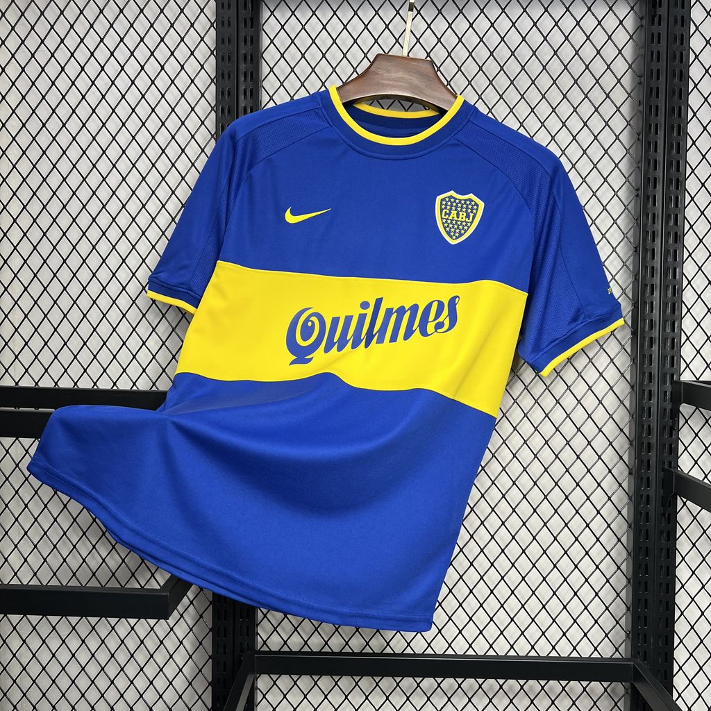 Retro Boca Juniors 2000/01 Home Jersey - Image 1