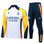 Mens Real Madrid 2024/25 Half-Zip Sweater+Pant 815