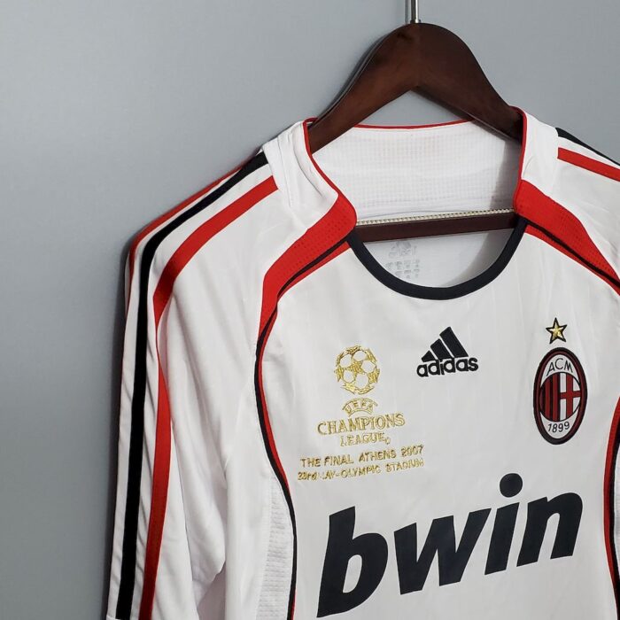 Retro AC Milan 2006/07 Away Long Sleeve Jersey - Image 5