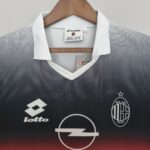 Retro AC Milan 1995/96 Training Suit White Jersey - Image 3