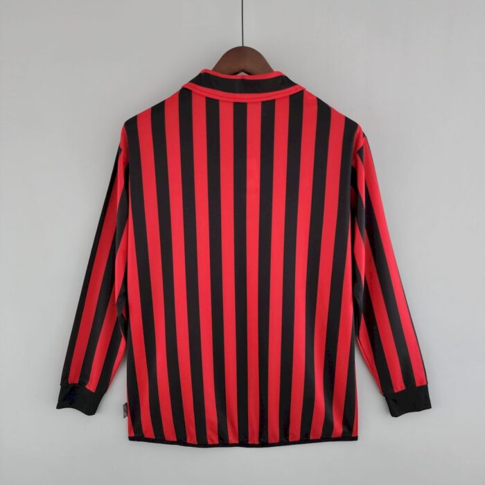 Retro AC Milan 1999/00 Home Long Sleeve Jersey - Image 2
