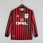 Retro AC Milan 1999/00 Home Long Sleeve Jersey