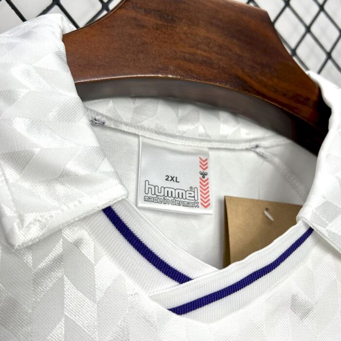 Retro Real Madrid 1988/89 Home Jersey - Image 5