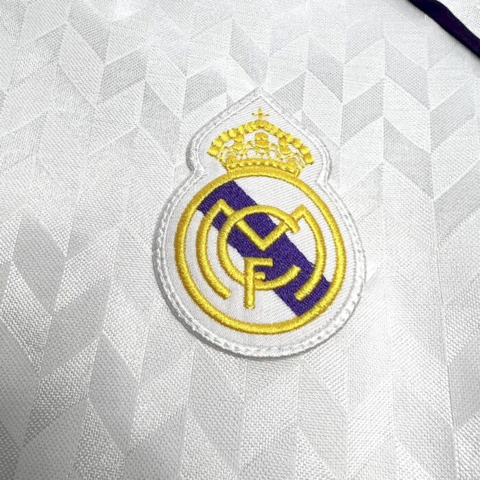 Retro Real Madrid 1988/89 Home Jersey - Image 4