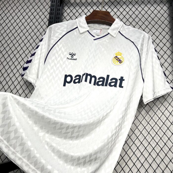 Retro Real Madrid 1988/89 Home Jersey - Image 3