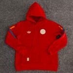 Mens Colombia 2024 Red Football Hoodie