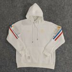 Mens Colombia 2024 White Football Hoodie