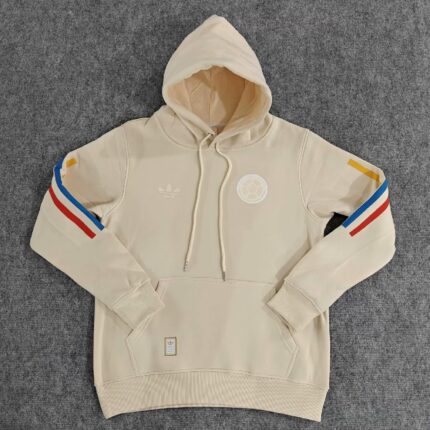 Mens Colombia 2024 Beige Football Hoodie
