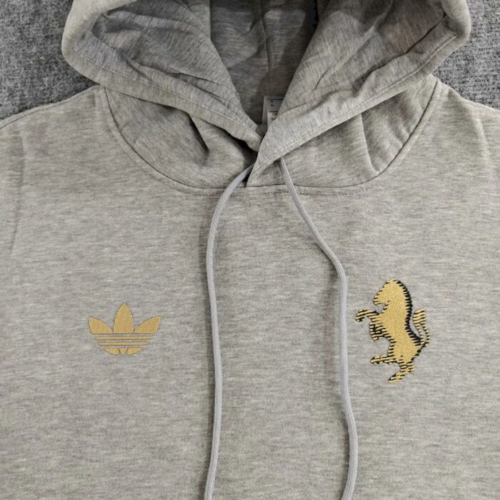 Mens Juventus 2024 Football Hoodie - Image 2