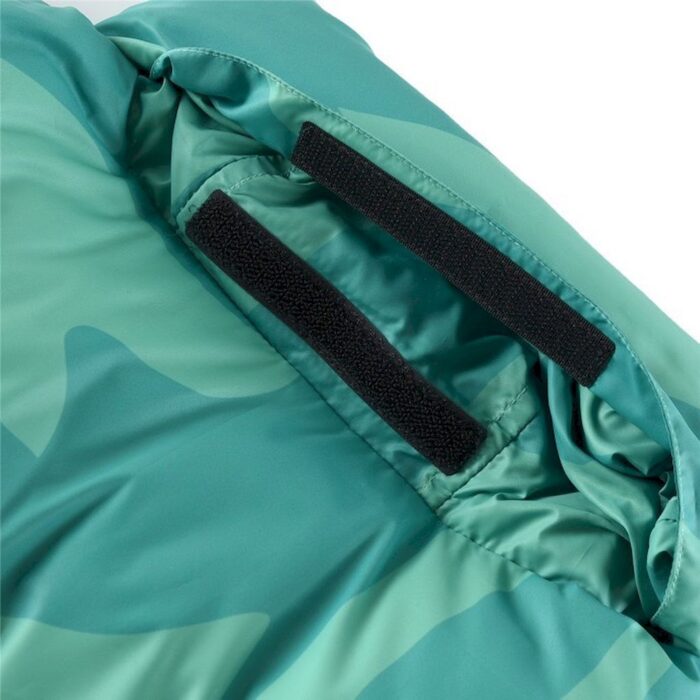Mens TNF X KAWS Retro 1996 Nuptse Green Jacket - Image 4