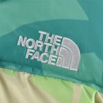 Mens TNF X KAWS Retro 1996 Nuptse Green Jacket - Image 5