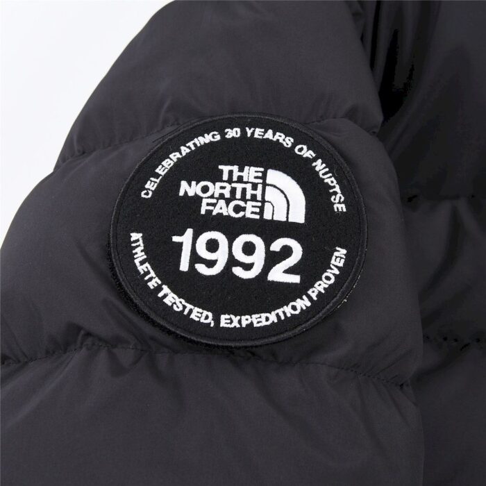 Mens The North Face 1992 Retro Nuptse Black Jacket - Image 5