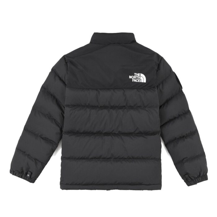 Mens The North Face 1992 Retro Nuptse Black Jacket - Image 2