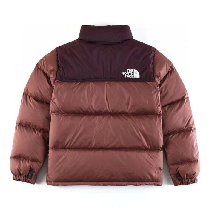 Mens The North Face 1996 Eco Nuptse 700 Brown Jacket - Image 2