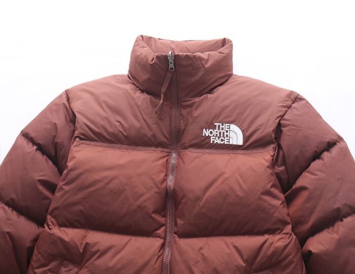 Mens The North Face 1996 Eco Nuptse 700 Burgundy Jacket - Image 3