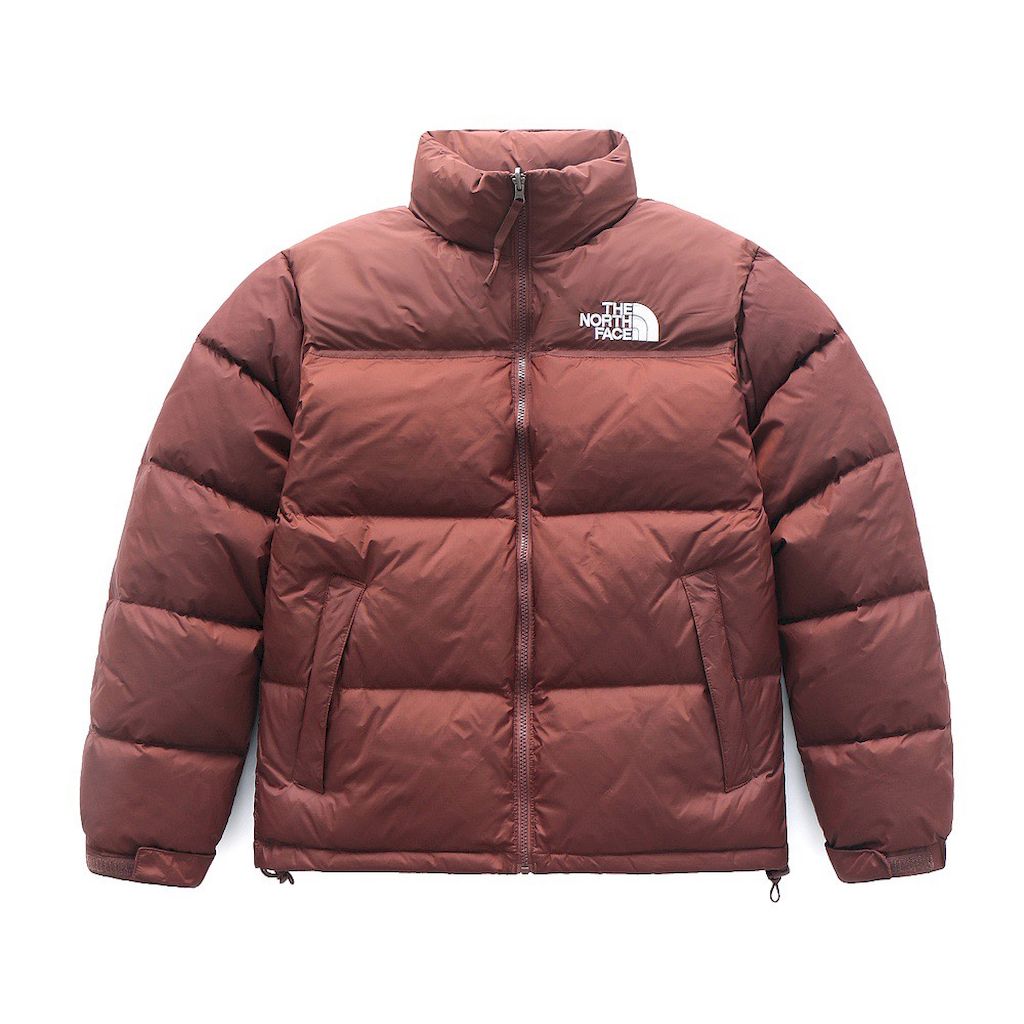 Mens The North Face 1996 Eco Nuptse 700 Burgundy Jacket - Image 1