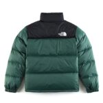 Mens The North Face 1996 Eco Nuptse 700 Dark Green Jacket - Image 2