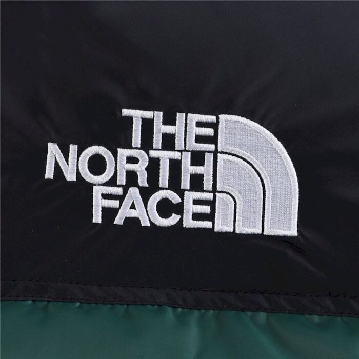 Mens The North Face 1996 Eco Nuptse 700 Dark Green Jacket - Image 3