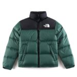 Mens The North Face 1996 Eco Nuptse 700 Dark Green Jacket