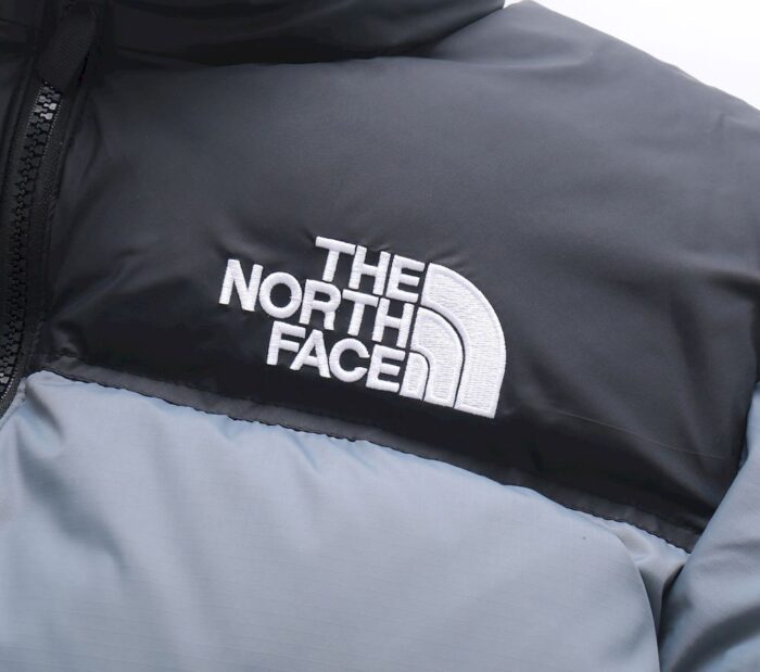 Mens The North Face 1996 Eco Nuptse 700 Dark Grey Jacket - Image 4