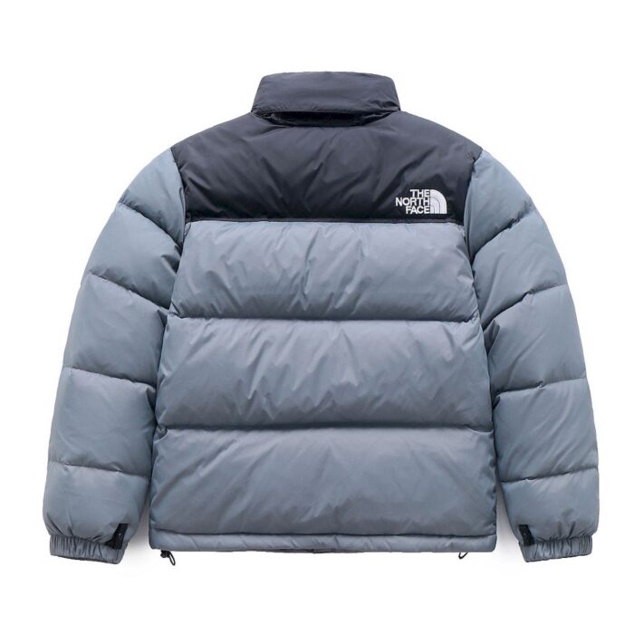 Mens The North Face 1996 Eco Nuptse 700 Dark Grey Jacket - Image 2