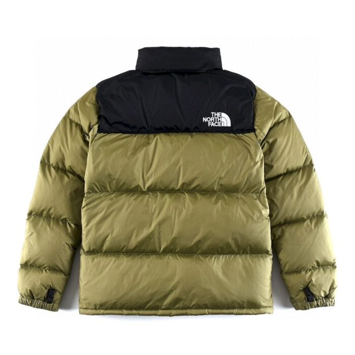 Mens The North Face 1996 Eco Nuptse 700 Green Jacket - Image 2