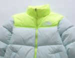 Mens The North Face 1996 Eco Nuptse 700 Light Green Jacket - Image 3
