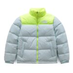 Mens The North Face 1996 Eco Nuptse 700 Light Green Jacket
