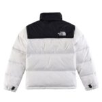 Mens The North Face 1996 Eco Nuptse 700 White Jacket - Image 2