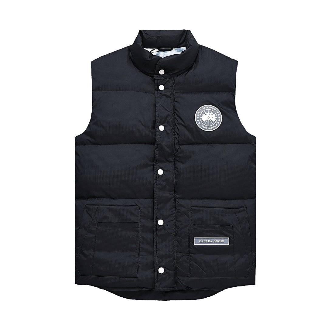Mens Canada Goose Black MIST Vest - Image 1