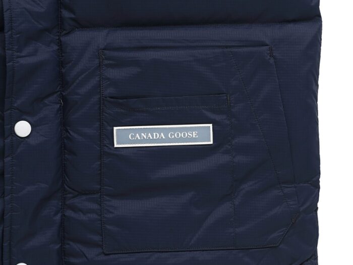 Mens Canada Goose Dark Blue MIST Vest - Image 4