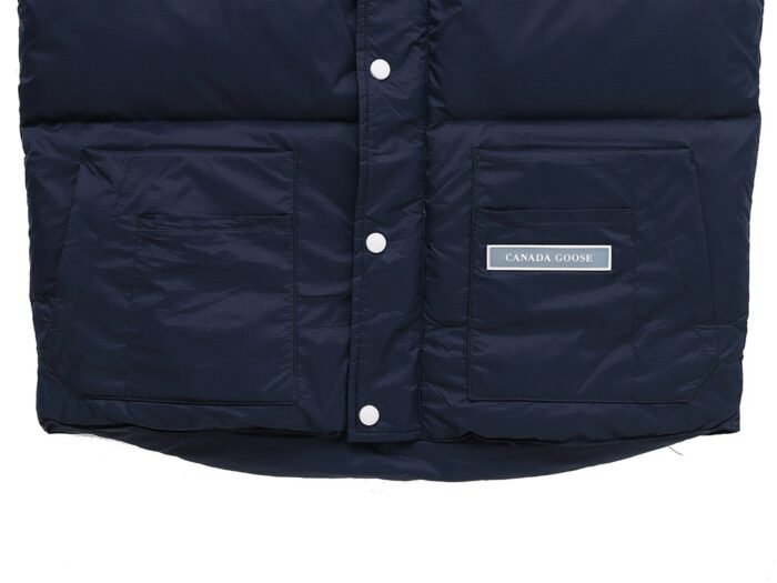Mens Canada Goose Dark Blue MIST Vest - Image 3