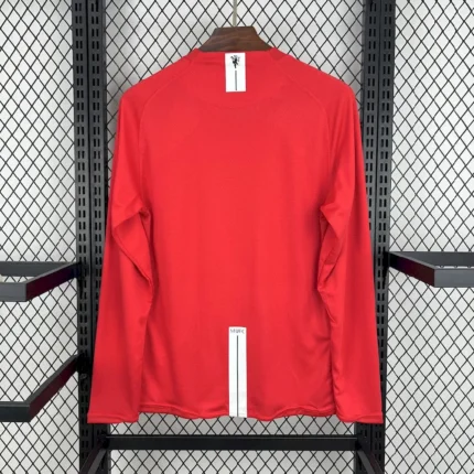 Retro Manchester United 2007/08 Home UCL Long Sleeve Jersey – view 2