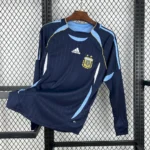 Retro Argentina 2006 Away Long Sleeve Jersey