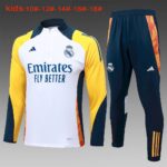 Kids Real Madrid 2024/25 Half-Zip Sweater+Pant 815