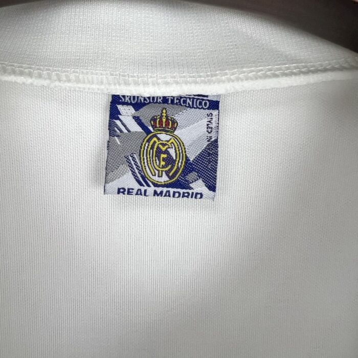 Retro Real Madrid 1996/97 Home Jersey - Image 5