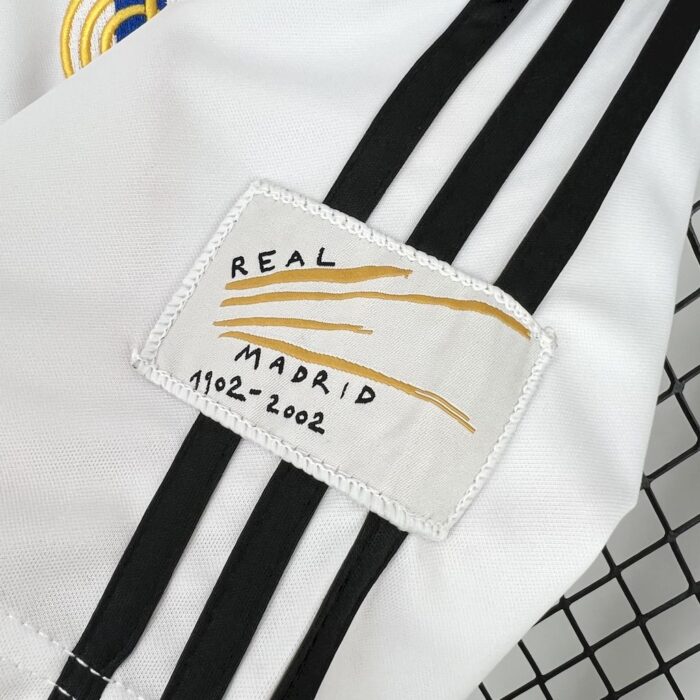 Retro Real Madrid 2002/03 Home Jersey - Image 4