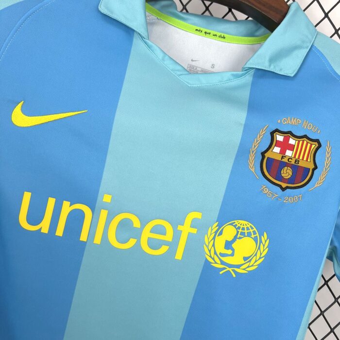 Retro Barcelona 2007/08 Away Jersey - Image 4
