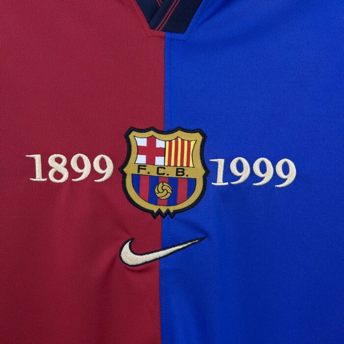 Retro Barcelona 1899/1999 100th Anniversary Editions Jersey - Image 5