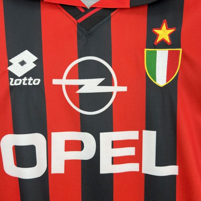 Retro AC Milan 1996/97 Home Jersey - Image 4