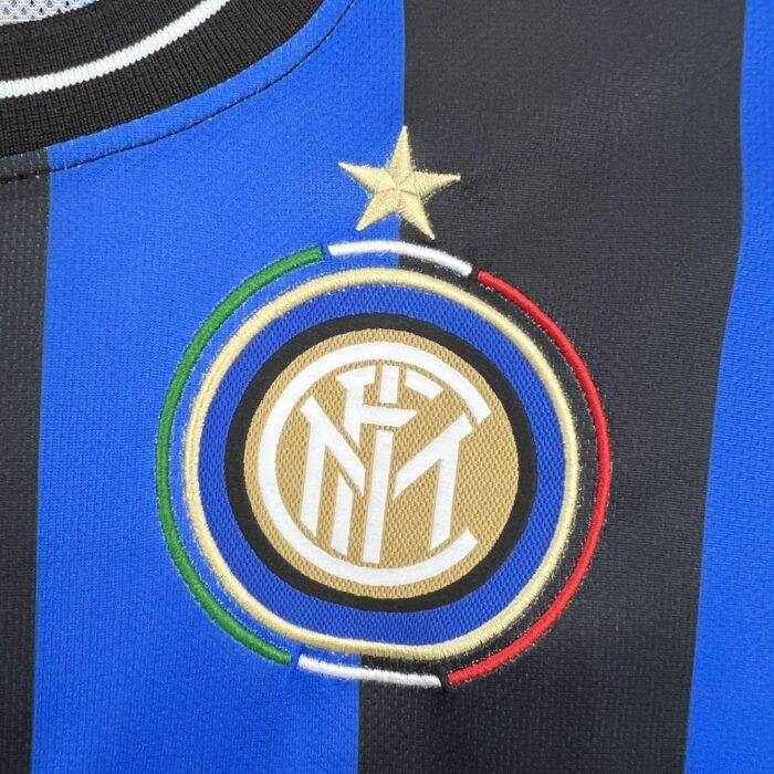 Retro Inter Milan 2009/10 Home Long Sleeve Jersey - Image 5