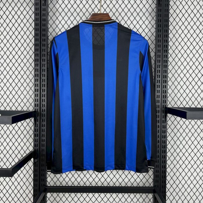 Retro Inter Milan 2009/10 Home Long Sleeve Jersey - Image 2