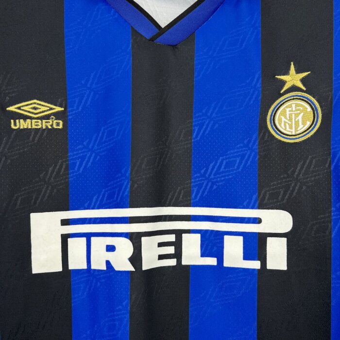 Retro Inter Milan 1995/96 Home Jersey - Image 3