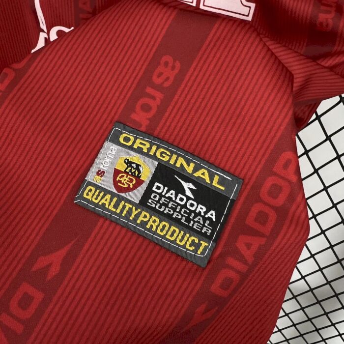 Retro AS Roma 1999/00 Home Jersey - Image 5