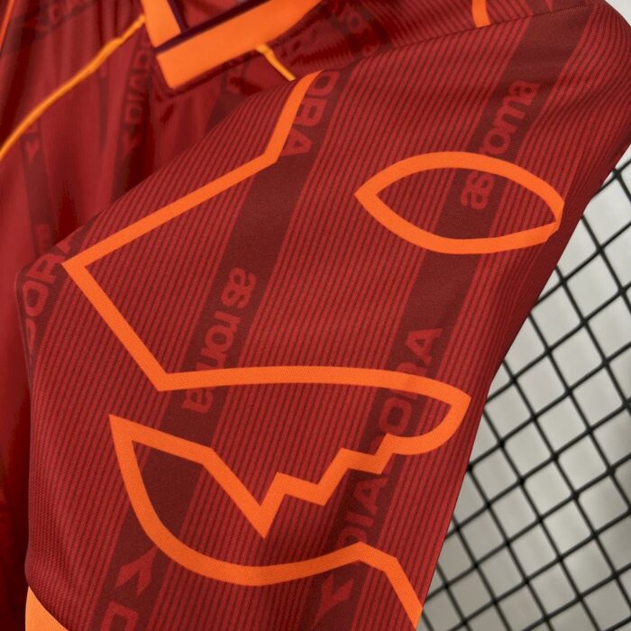 Retro AS Roma 1999/00 Home Jersey - Image 3